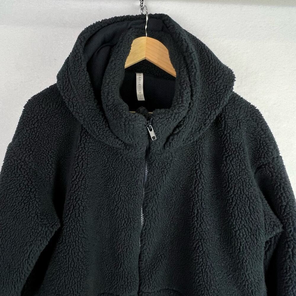 Fabletics Lotta Small Full Zip Double Collar Blac… - image 4